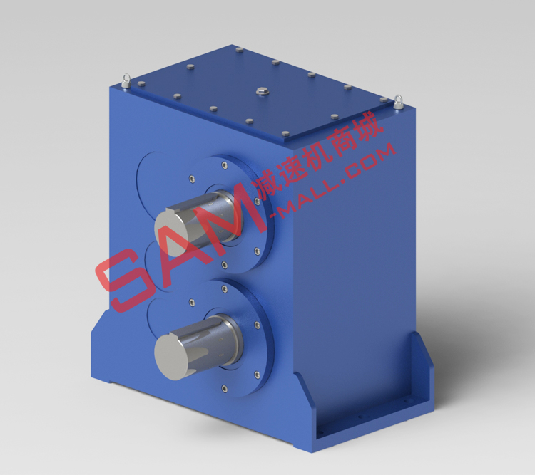 雙輸出軸減速機前側(cè)視圖 雙輸出軸減速機前側(cè)視圖